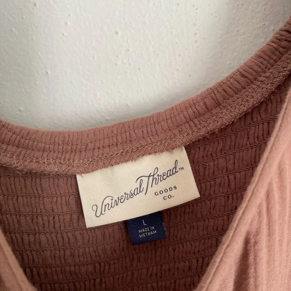 Universal Thread Brown Bishop Sleeve Sundress - Picture 3 of 6